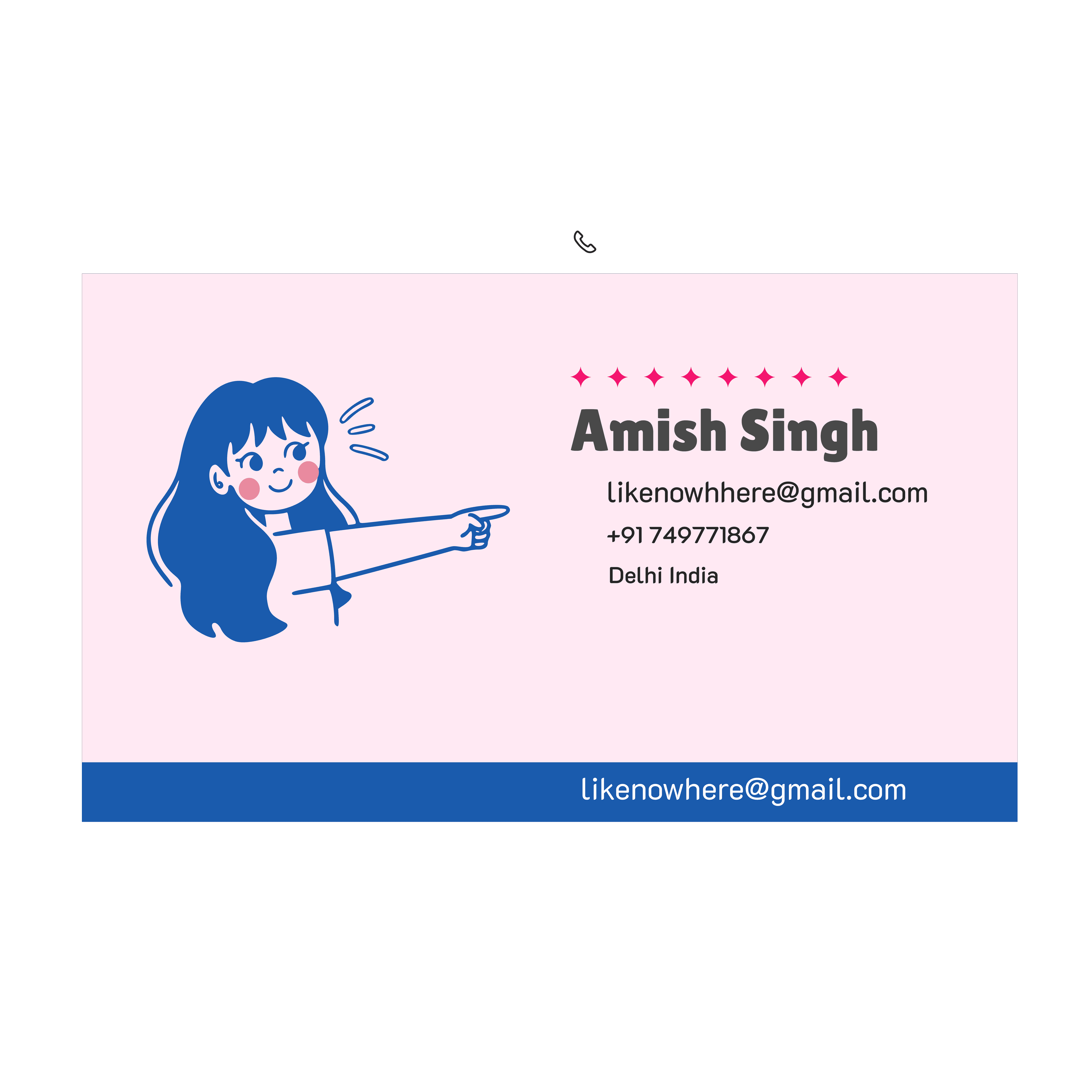 Modern & Trendy brand Identity Kit Pink and Blue preview 2